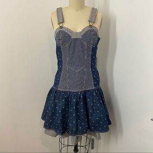 Marc Jacobs patchwork denim dress